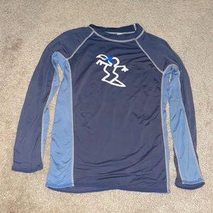 Blue Girls Rashguard